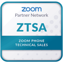 Zoom Phone Technical Sales badge